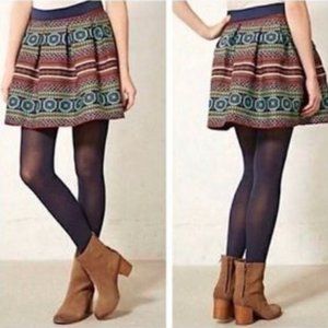 Anthropologie Nomad Morgan Carper Circle Skirt